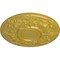 Ekena Millwork Oslo Ceiling Medallion (Fits Canopies up to 10 1/2"), Hand-Painted Rich Gold, 28 1/8"OD x 1 3/4"P CM28OSRGS - alternate 3